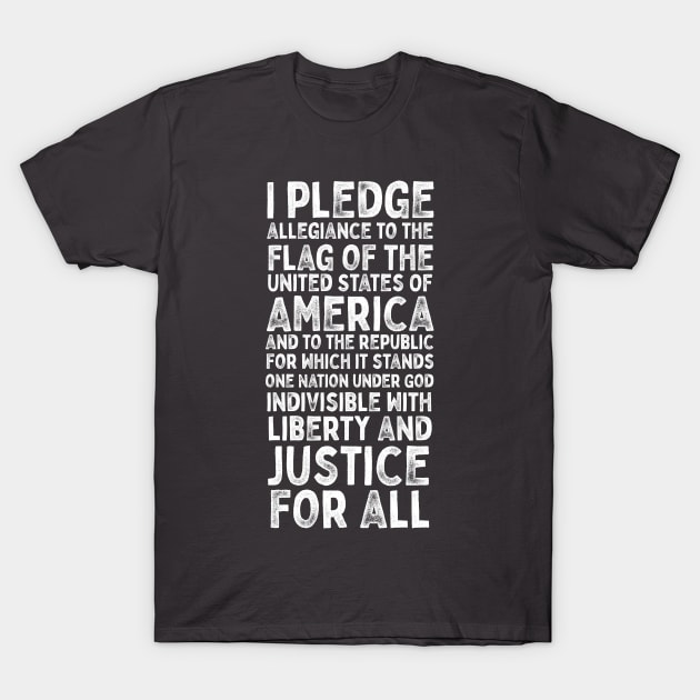 Pledge of Allegiance T-Shirt by EarlGreyTees